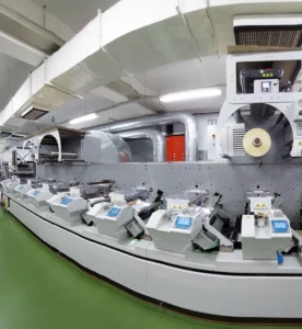 เครื่องพิมพ์สติ๊กเกอร์ระบบ Flexo